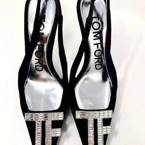 Tom Ford TF BLADE SLINGBACK - 105MM Size 37.5 EU